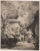 TvB G 2276
<br/>
Dood van Maria (B 99)
<br/>
<em>Rembrandt (1606-1669)</em>
